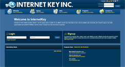 Desktop Screenshot of internetkey.com